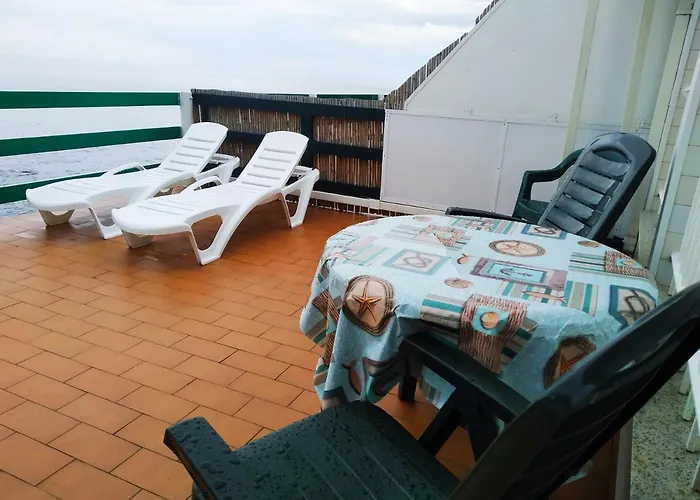 아파트 Paraiso Estano, Terraza Primera Linea De Playa